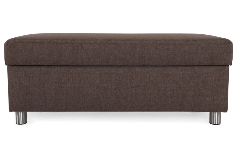 Crazy Fodskammel med Opbevaring 120x50 - Brun - Møbler - Stole & lænestole - Taburet & skammel - Puf