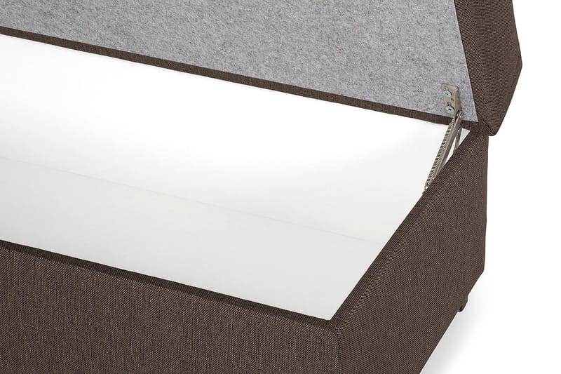 Crazy Fodskammel med Opbevaring 120x50 - Brun - Møbler - Stole & lænestole - Taburet & skammel - Puf