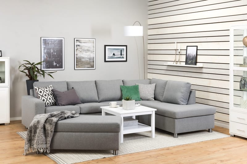 Crazy Fodskammel med Opbevaring 120x50 - Lysegrå - Møbler - Stole & lænestole - Taburet & skammel - Puf