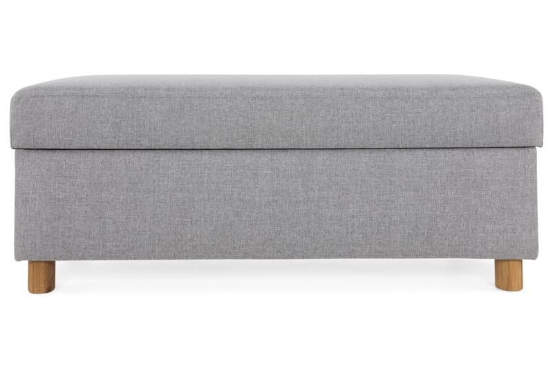 Crazy Fodskammel med Opbevaring 120x50 - Lysegrå - Møbler - Stole & lænestole - Taburet & skammel - Puf