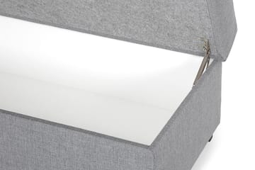 Crazy Fodskammel med Opbevaring 120x50 - Lysegrå - Møbler - Stole & lænestole - Taburet & skammel - Puf