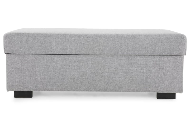 Crazy Fodskammel med Opbevaring 120x50 - Lysegrå - Møbler - Stole & lænestole - Taburet & skammel - Puf