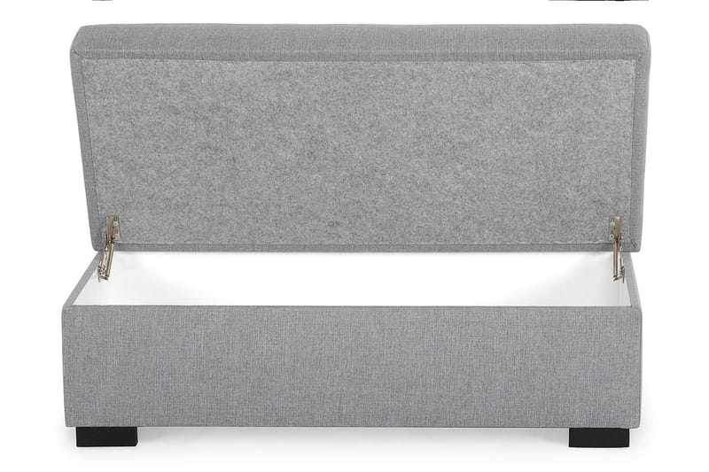 Crazy Fodskammel med Opbevaring 120x50 - Lysegrå - Møbler - Stole & lænestole - Taburet & skammel - Puf