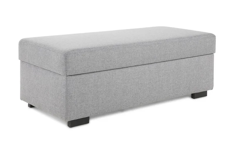 Crazy Fodskammel med Opbevaring 120x50 - Lysegrå - Møbler - Stole & lænestole - Taburet & skammel - Puf