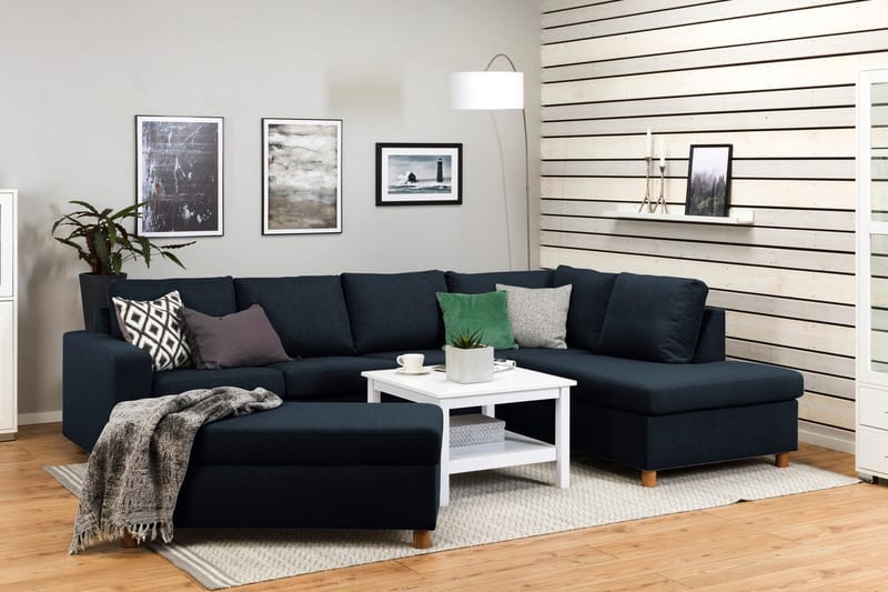 Crazy Fodskammel med Opbevaring 120x50 - Mørkeblå - Møbler - Stole & lænestole - Taburet & skammel - Puf