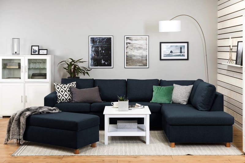 Crazy Fodskammel med Opbevaring 120x50 - Mørkeblå - Møbler - Stole & lænestole - Taburet & skammel - Puf