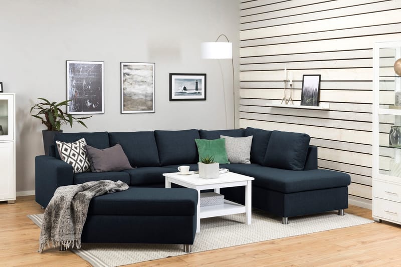 Crazy Fodskammel med Opbevaring 120x50 - Mørkeblå - Møbler - Stole & lænestole - Taburet & skammel - Puf