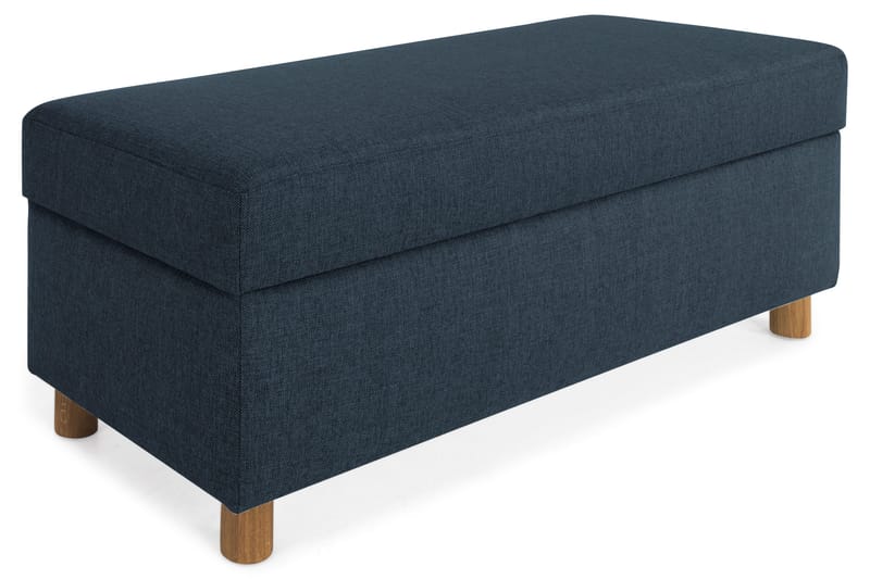 Crazy Fodskammel med Opbevaring 120x50 - Mørkeblå - Møbler - Stole & lænestole - Taburet & skammel - Puf