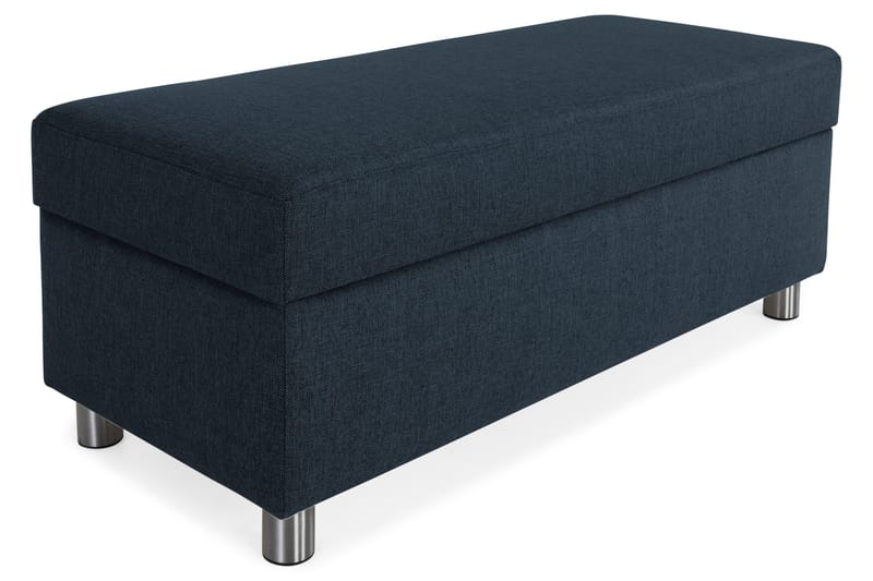 Crazy Fodskammel med Opbevaring 120x50 - Mørkeblå - Møbler - Stole & lænestole - Taburet & skammel - Puf