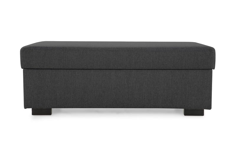 Crazy Fodskammel med Opbevaring 120x50 - Mørkegrå - Møbler - Stole & lænestole - Taburet & skammel - Puf