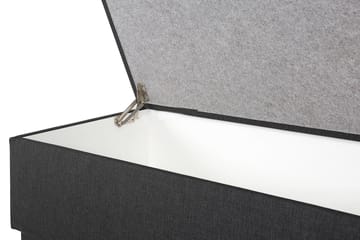 Crazy Fodskammel med Opbevaring 120x50 - Mørkegrå - Møbler - Stole & lænestole - Taburet & skammel - Puf