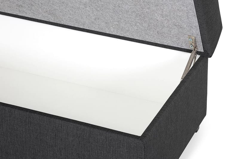 Crazy Fodskammel med Opbevaring 120x50 - Mørkegrå - Møbler - Stole & lænestole - Taburet & skammel - Puf