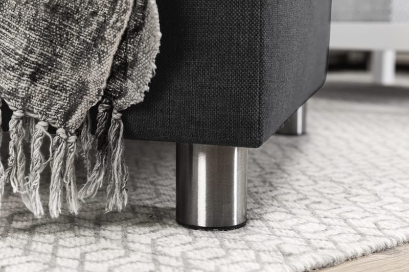 Crazy Fodskammel med Opbevaring 120x50 - Mørkegrå - Møbler - Stole & lænestole - Taburet & skammel - Puf