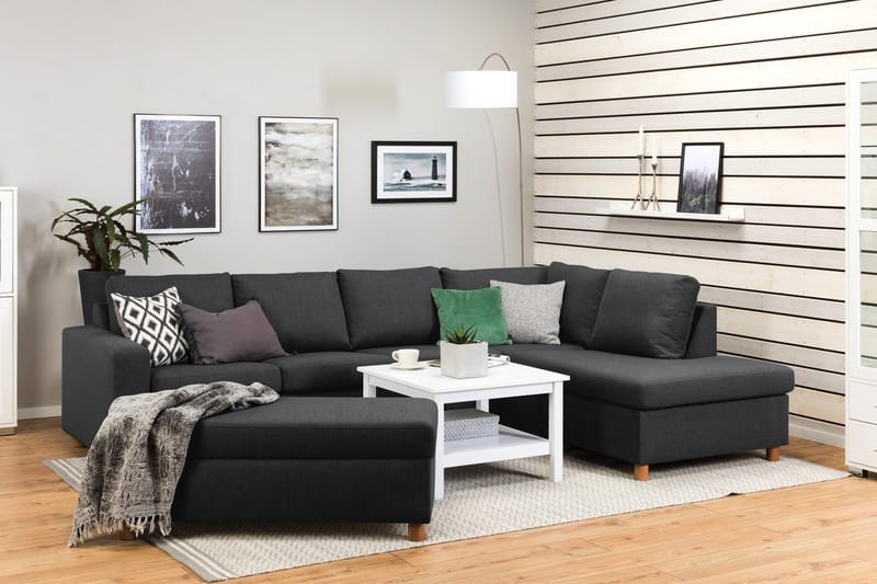 Crazy Fodskammel med Opbevaring 120x50 - Mørkegrå - Møbler - Stole & lænestole - Taburet & skammel - Puf