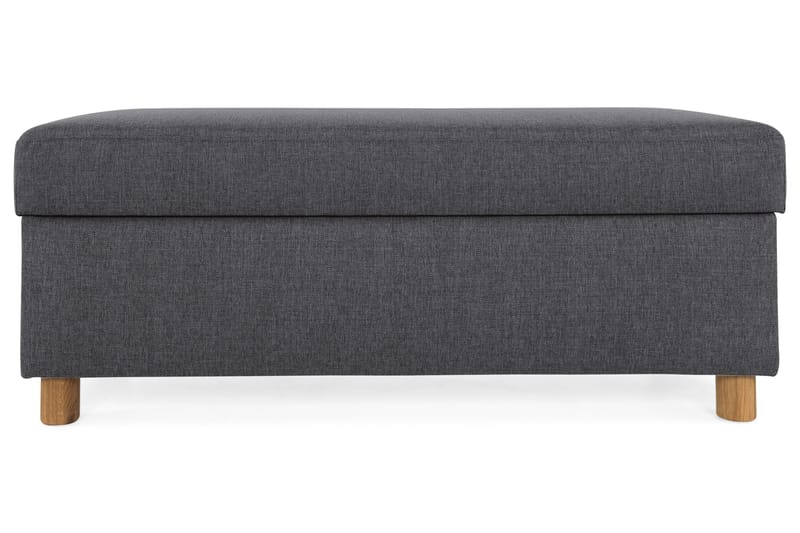 Crazy Fodskammel med Opbevaring 120x50 - Mørkegrå - Møbler - Stole & lænestole - Taburet & skammel - Puf