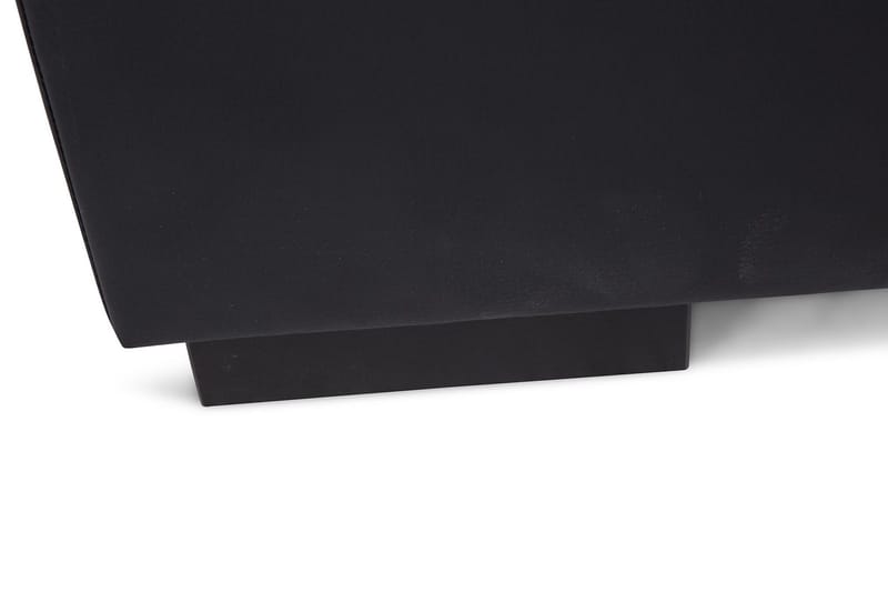 Crazy Fodskammel med Opbevaring 120x50 - Sort Kunstlæder - Møbler - Stole & lænestole - Taburet & skammel - Puf