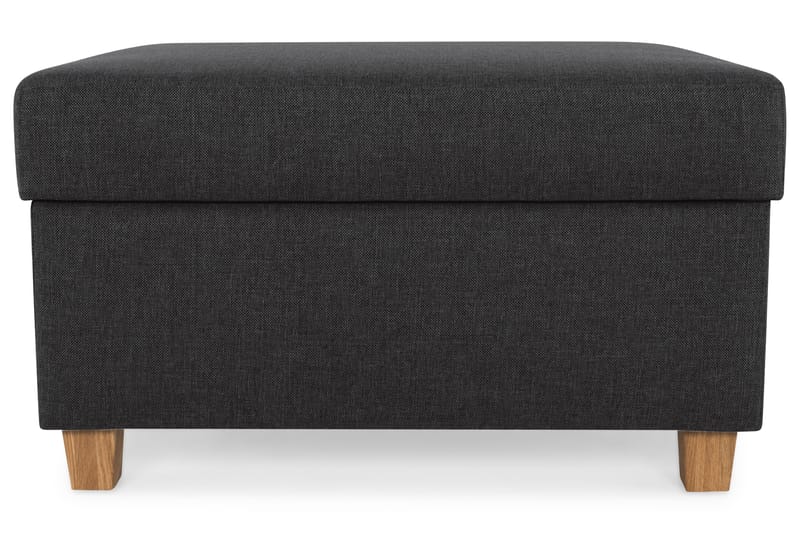Crazy Fodskammel med Opbevaring 80x65 - Antracit - Møbler - Stole & lænestole - Taburet & skammel - Puf