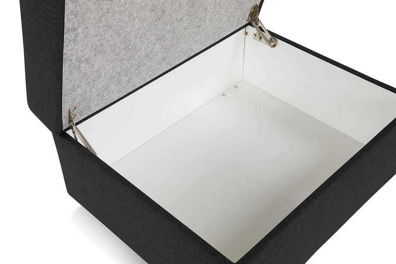 Crazy Fodskammel med Opbevaring 80x65 - Antracit - Møbler - Stole & lænestole - Taburet & skammel - Puf