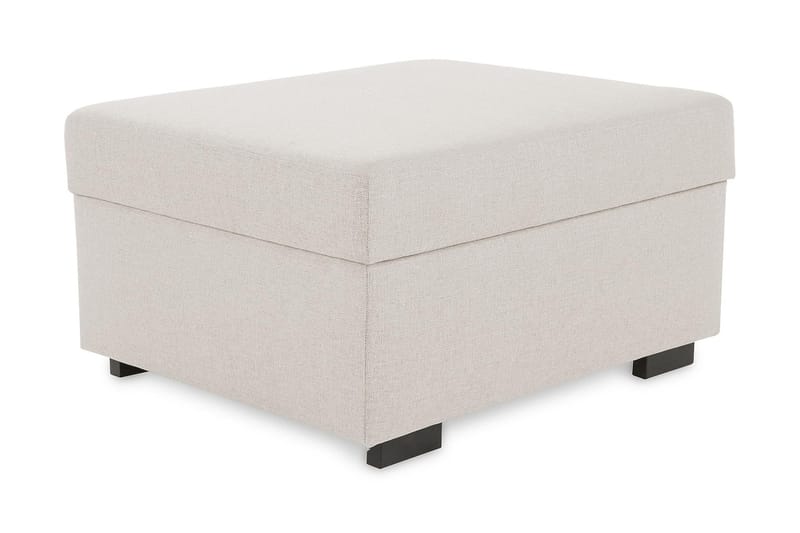 Crazy Fodskammel med Opbevaring 80x65 - Beige - Møbler - Stole & lænestole - Taburet & skammel - Puf