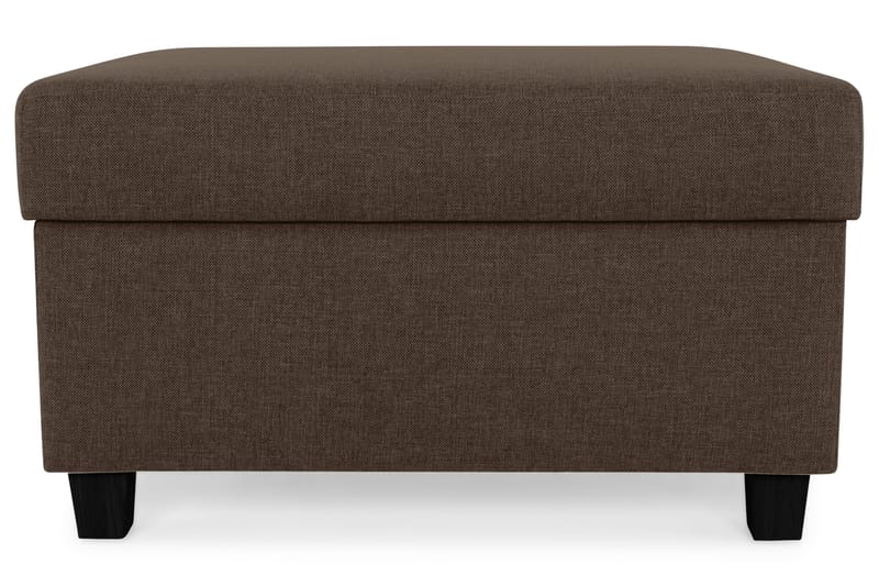 Crazy Fodskammel med Opbevaring 80x65 - Brun - Møbler - Stole & lænestole - Taburet & skammel - Puf