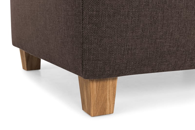 Crazy Fodskammel med Opbevaring 80x65 - Brun - Møbler - Stole & lænestole - Taburet & skammel - Puf