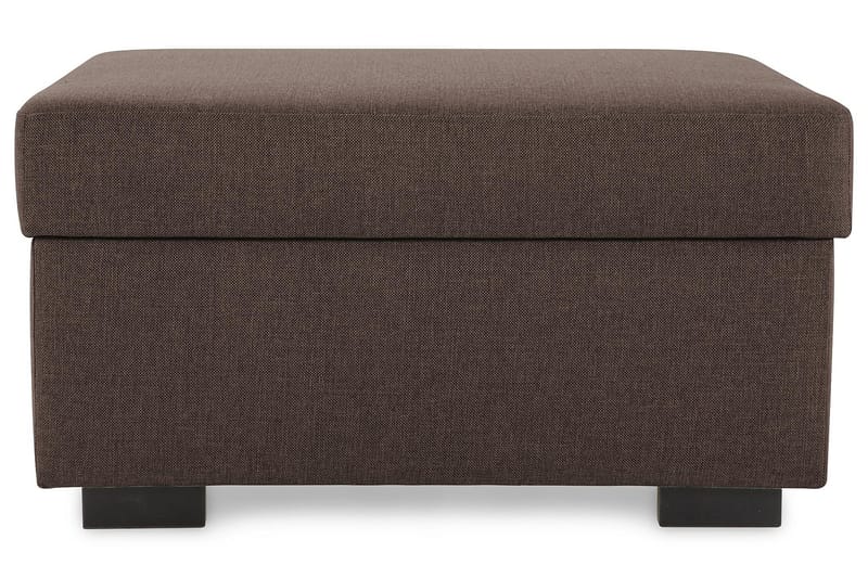 Crazy Fodskammel med Opbevaring 80x65 - Brun - Møbler - Stole & lænestole - Taburet & skammel - Puf