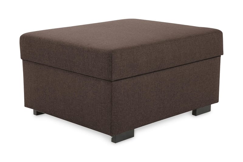 Crazy Fodskammel med Opbevaring 80x65 - Brun - Møbler - Stole & lænestole - Taburet & skammel - Puf