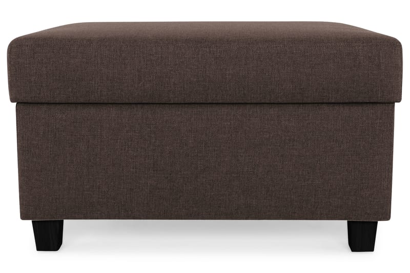 Crazy Fodskammel med Opbevaring 80x65 - Brun - Møbler - Stole & lænestole - Taburet & skammel - Puf