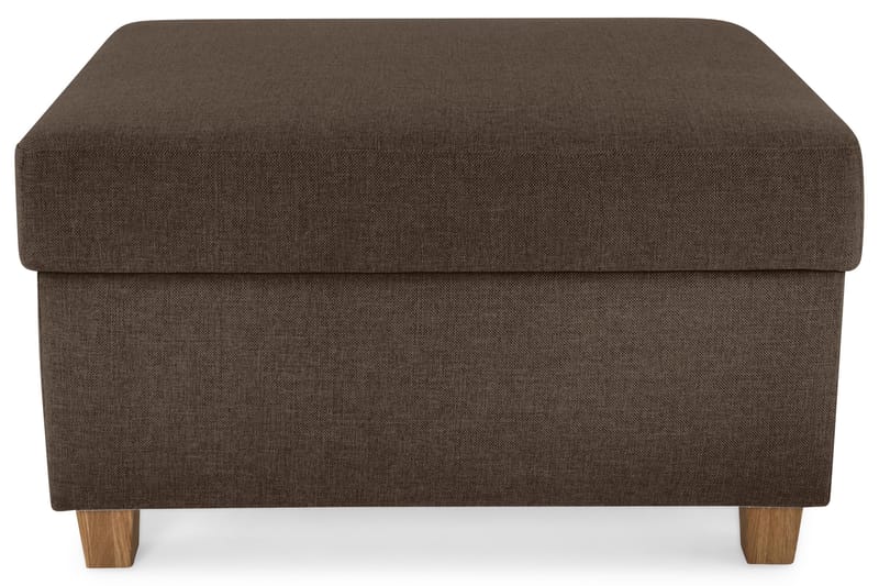 Crazy Fodskammel med Opbevaring 80x65 - Brun - Møbler - Stole & lænestole - Taburet & skammel - Puf