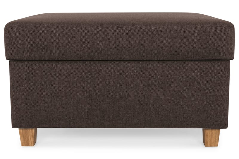 Crazy Fodskammel med Opbevaring 80x65 - Brun - Møbler - Stole & lænestole - Taburet & skammel - Puf