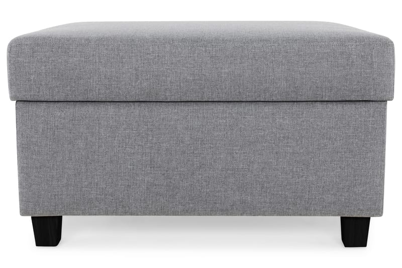Crazy Fodskammel med Opbevaring 80x65 - Lysegrå - Møbler - Stole & lænestole - Taburet & skammel - Puf
