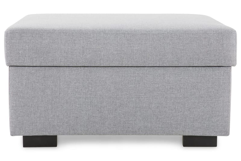 Crazy Fodskammel med Opbevaring 80x65 - Lysegrå - Møbler - Stole & lænestole - Taburet & skammel - Puf