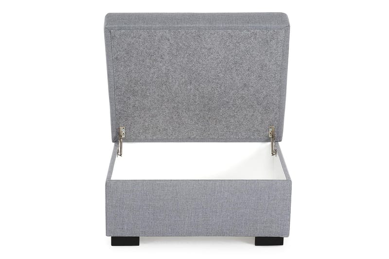 Crazy Fodskammel med Opbevaring 80x65 - Lysegrå - Møbler - Stole & lænestole - Taburet & skammel - Puf