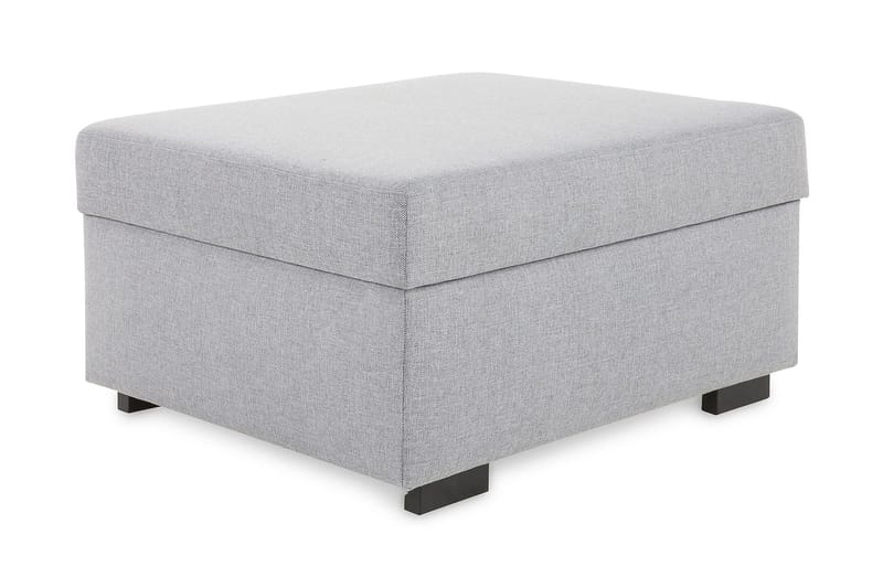 Crazy Fodskammel med Opbevaring 80x65 - Lysegrå - Møbler - Stole & lænestole - Taburet & skammel - Puf