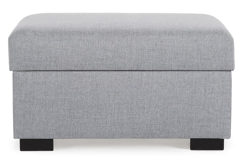 Crazy Fodskammel med Opbevaring 80x65 - Lysegrå - Møbler - Stole & lænestole - Taburet & skammel - Puf