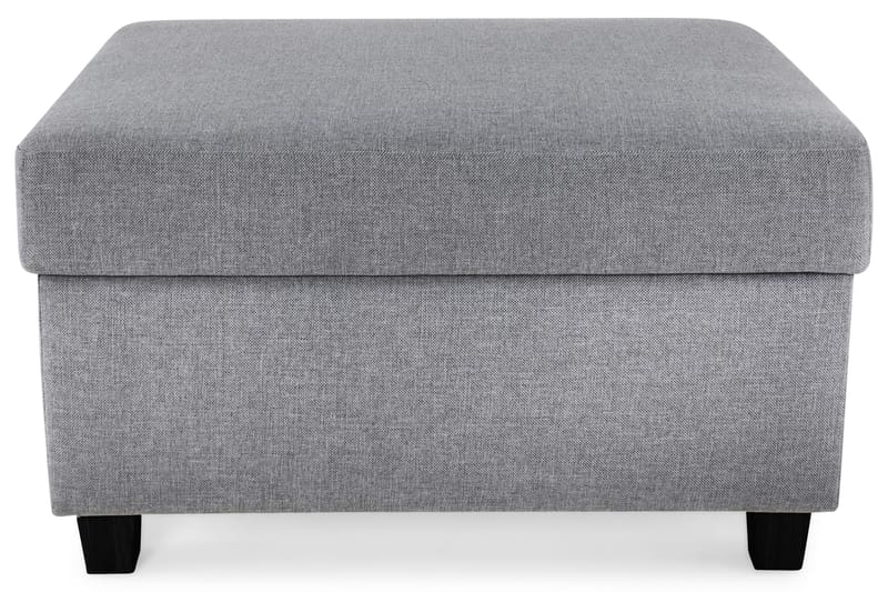 Crazy Fodskammel med Opbevaring 80x65 - Lysegrå - Møbler - Stole & lænestole - Taburet & skammel - Puf