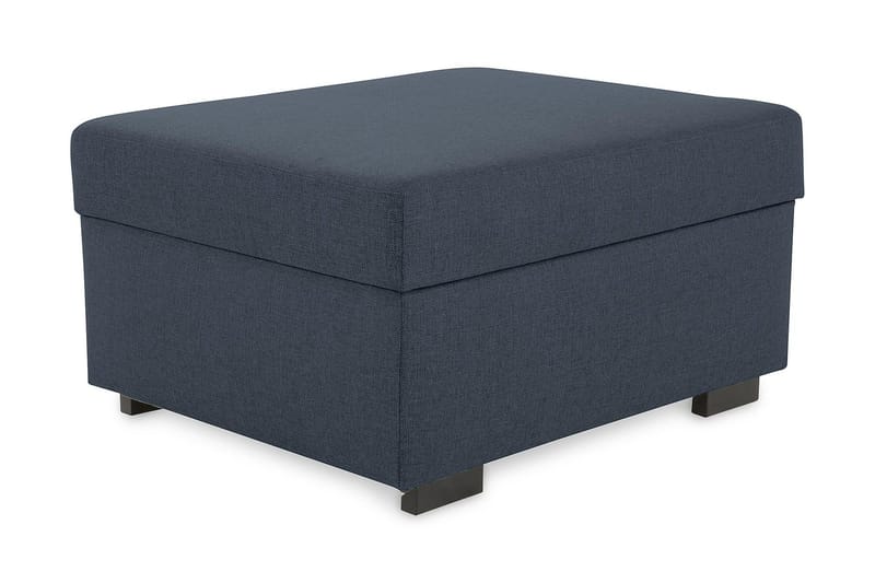 Crazy Fodskammel med Opbevaring 80x65 - Mørkeblå - Møbler - Stole & lænestole - Taburet & skammel - Puf