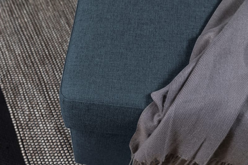 Crazy Fodskammel med Opbevaring 80x65 - Mørkeblå - Møbler - Stole & lænestole - Taburet & skammel - Puf