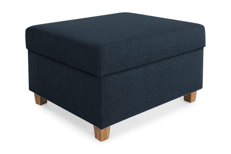 Crazy Fodskammel med Opbevaring 80x65 - Mørkeblå - Møbler - Stole & lænestole - Taburet & skammel - Puf
