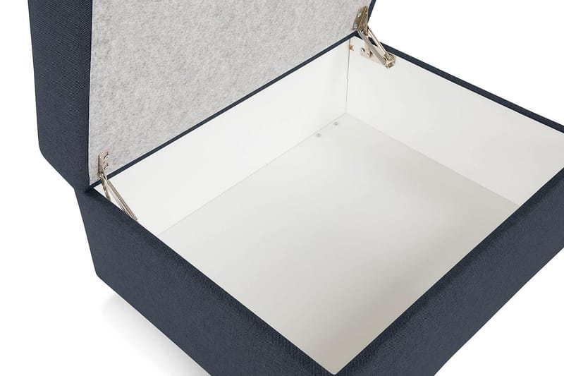 Crazy Fodskammel med Opbevaring 80x65 - Mørkeblå - Møbler - Stole & lænestole - Taburet & skammel - Puf