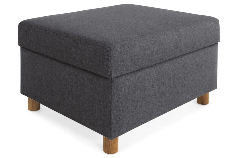 Crazy Fodskammel med Opbevaring 80x65, Mørkegrå