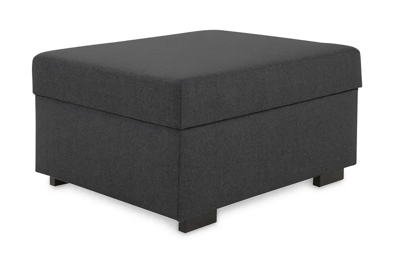 Crazy Fodskammel med Opbevaring 80x65 - Mørkegrå - Møbler - Stole & lænestole - Taburet & skammel - Puf