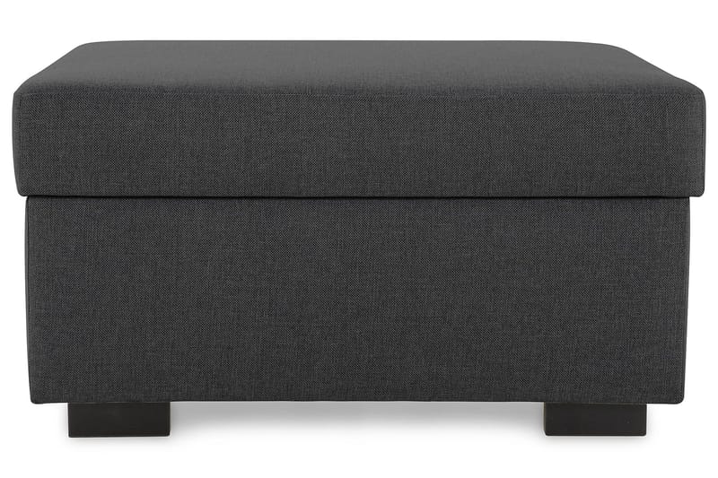 Crazy Fodskammel med Opbevaring 80x65 - Mørkegrå - Møbler - Stole & lænestole - Taburet & skammel - Puf