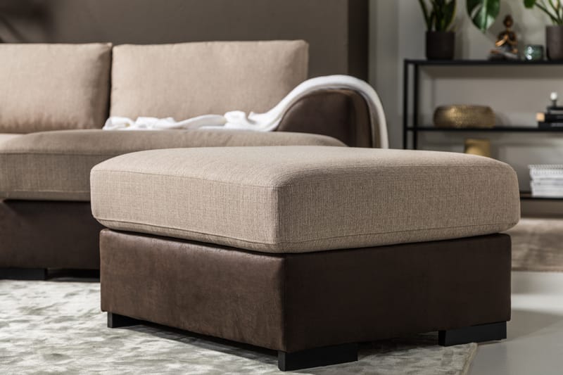 Cuba Puf - Brun/Beige - Møbler - Stole & lænestole - Taburet & skammel - Puf