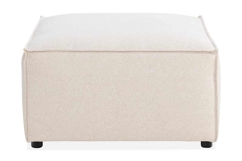 Cubo 1-personers Rektangulær Fodskammelmodul i Stof 80 cm bred - Beige - Møbler - Stole & lænestole - Taburet & skammel - Puf