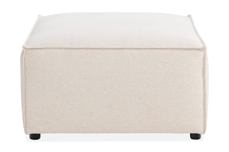 Cubo 1-personers Rektangulær Fodskammelmodul i Stof 80 cm bred - Beige - Møbler - Stole & lænestole - Taburet & skammel - Puf