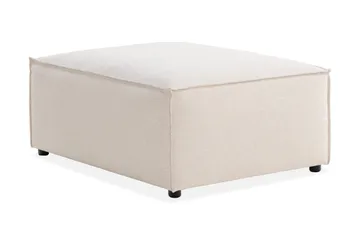 Cubo 1-personers Rektangulær Fodskammelmodul i Stof 80 cm bred - Beige - Møbler - Stole & lænestole - Taburet & skammel - Puf