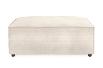 Cubo 1-personers Rektangulær Fodskammelmodul i Manchester 120 cm bred - Beige - Møbler - Stole & lænestole - Taburet & skammel - Puf