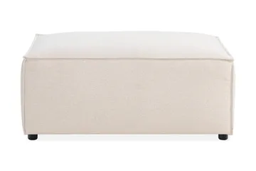 Cubo 1-personers Rektangulær Fodskammelmodul i Stof 80 cm bred - Beige - Møbler - Stole & lænestole - Taburet & skammel - Puf
