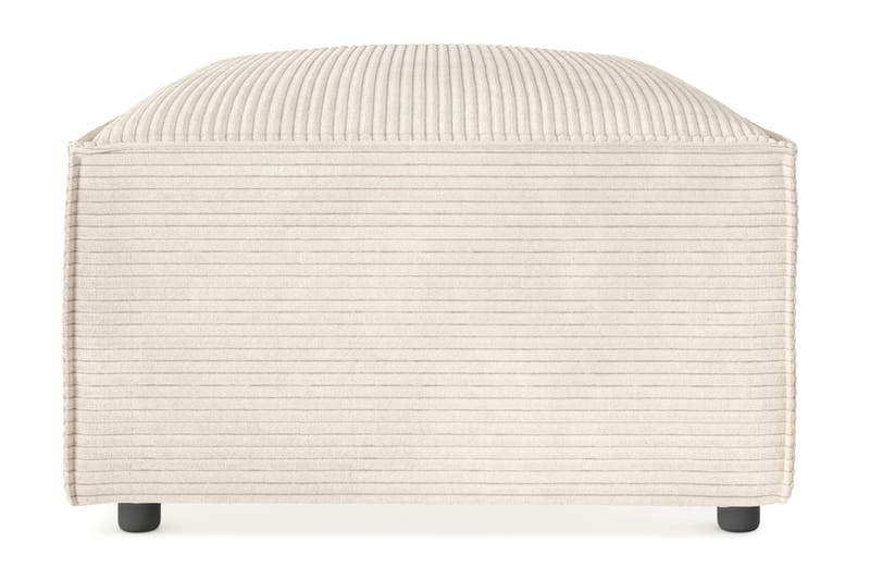 Cubo 1-personers Rektangulær Fodskammelmodul i Manchester 120 cm bred - Beige - Møbler - Stole & lænestole - Taburet & skammel - Puf
